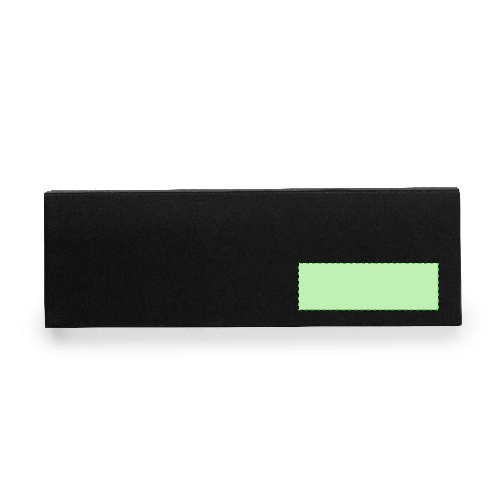 Branding diagram for Writing set with ballpoint pen and ink roller Lumix – Area 15