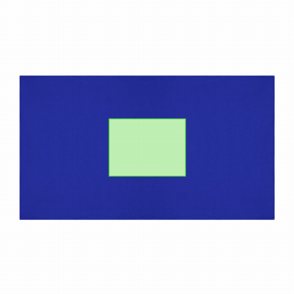 Branding diagram for Microfibre towels Lypso – Central marking surface