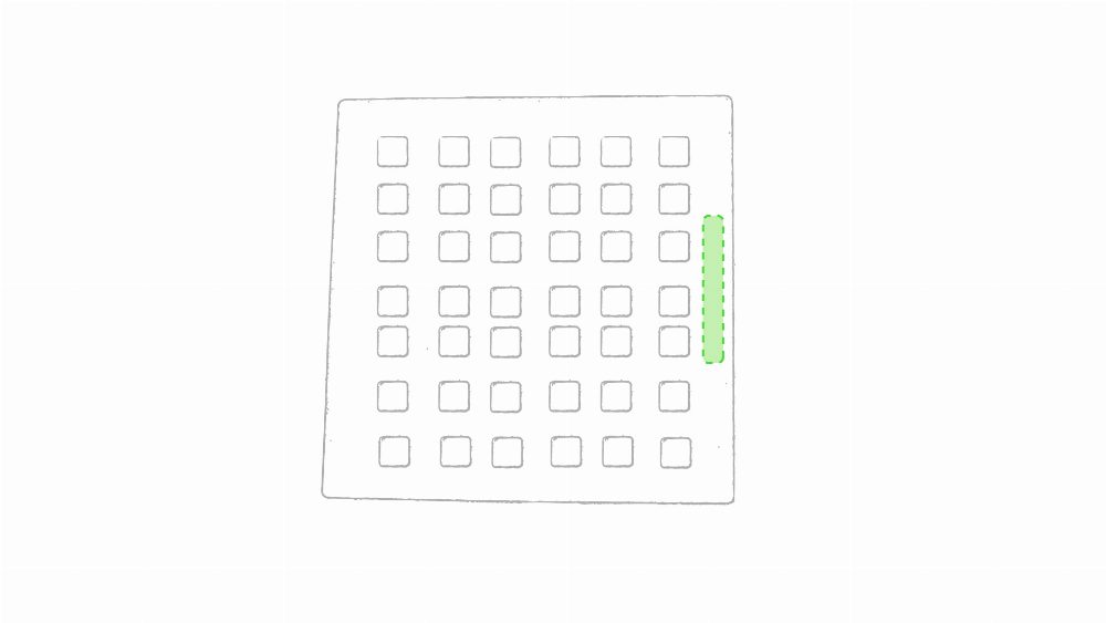 Branding diagram for Non-slip mat of silicone Soltex – On one side