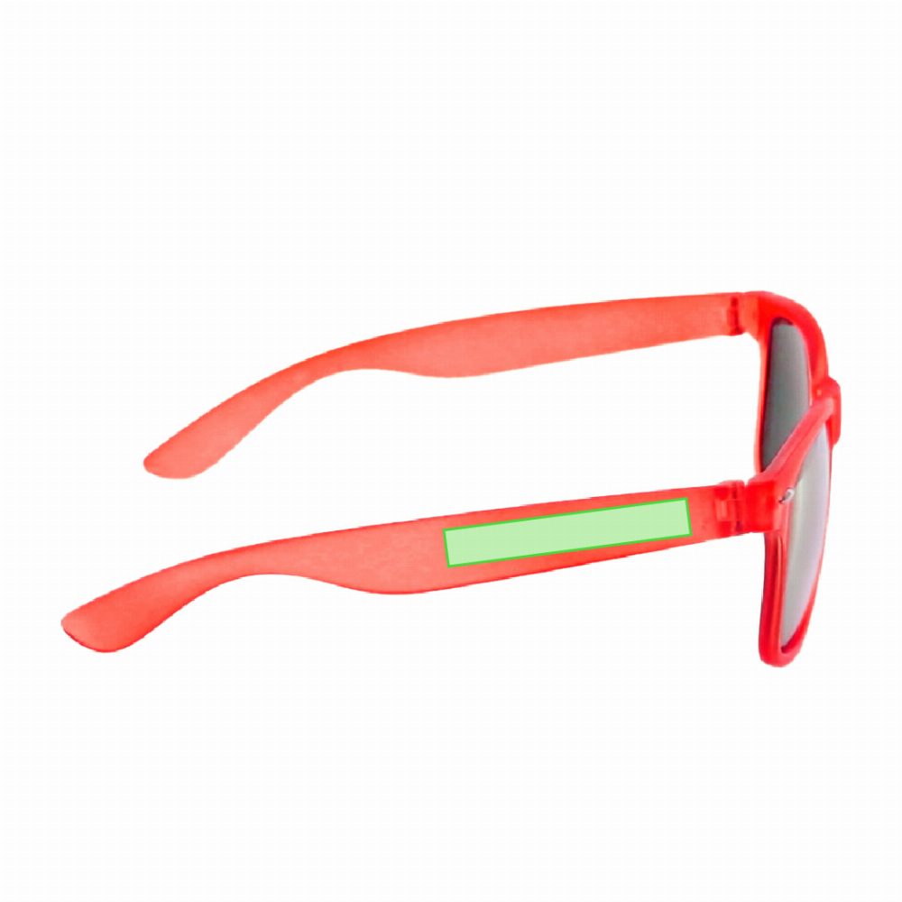 Branding diagram for Sunglasses Nival – On the left pen