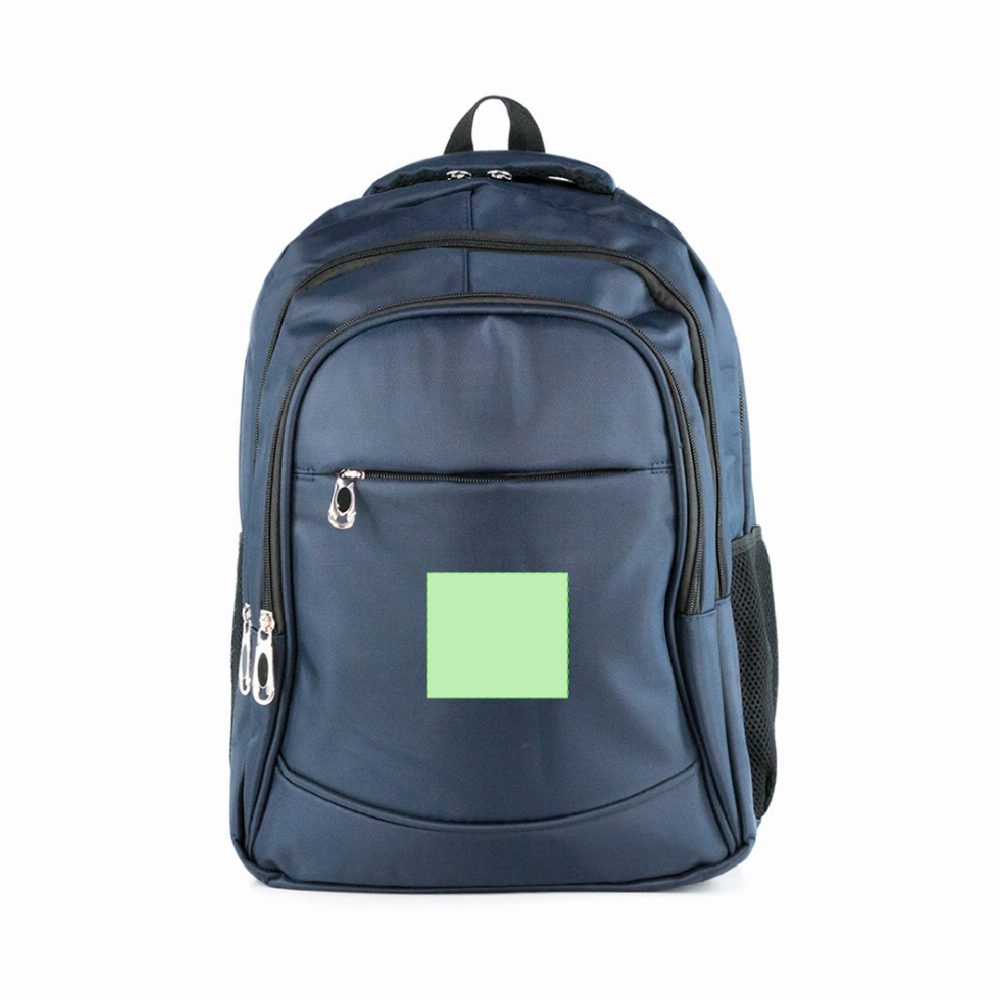 Druckskizze für Laptop Rucksack 15 Zoll Arcano – Unter dem Reißverschluss Bereich