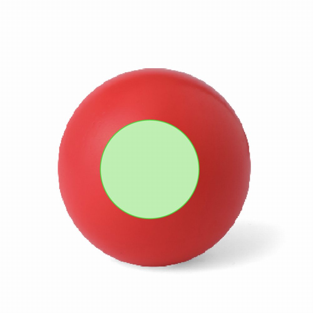 Druckskizze für Antistressball Lasap – Seite A