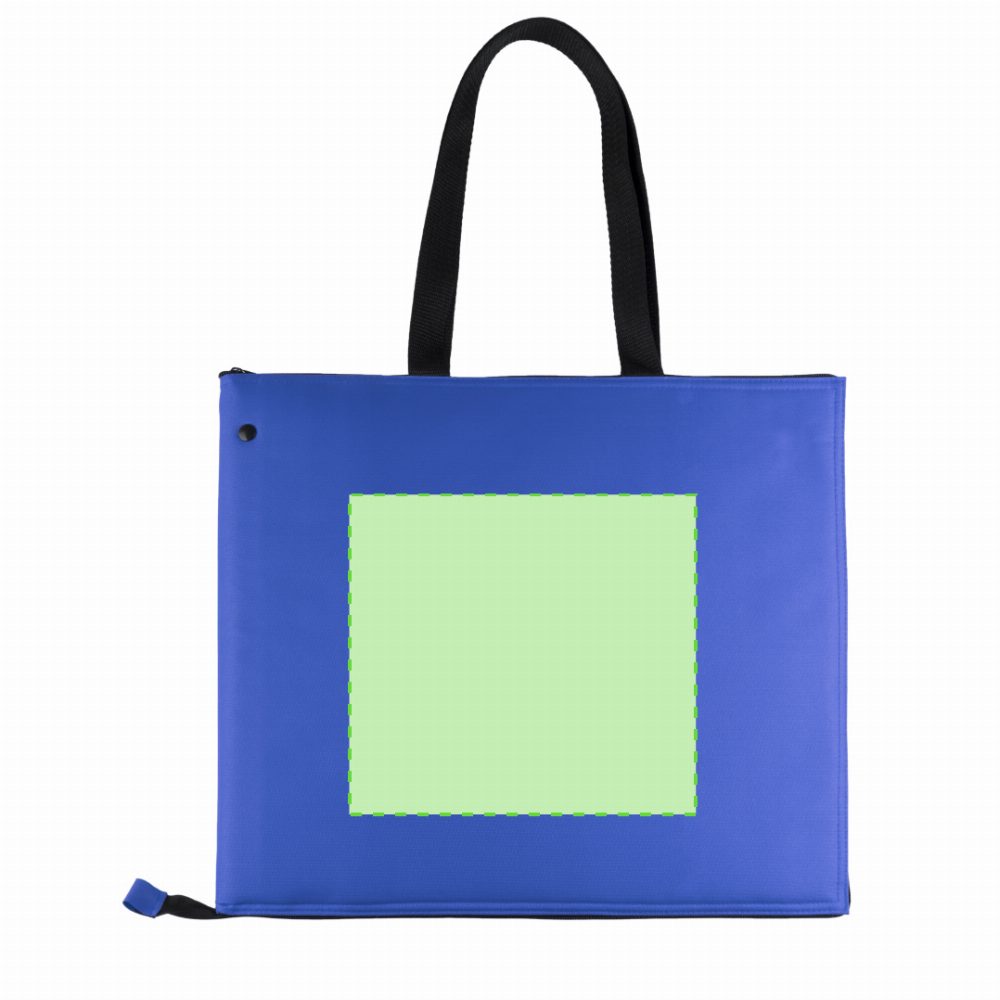 Branding diagram for Cooling bag Klab – Side B, closed