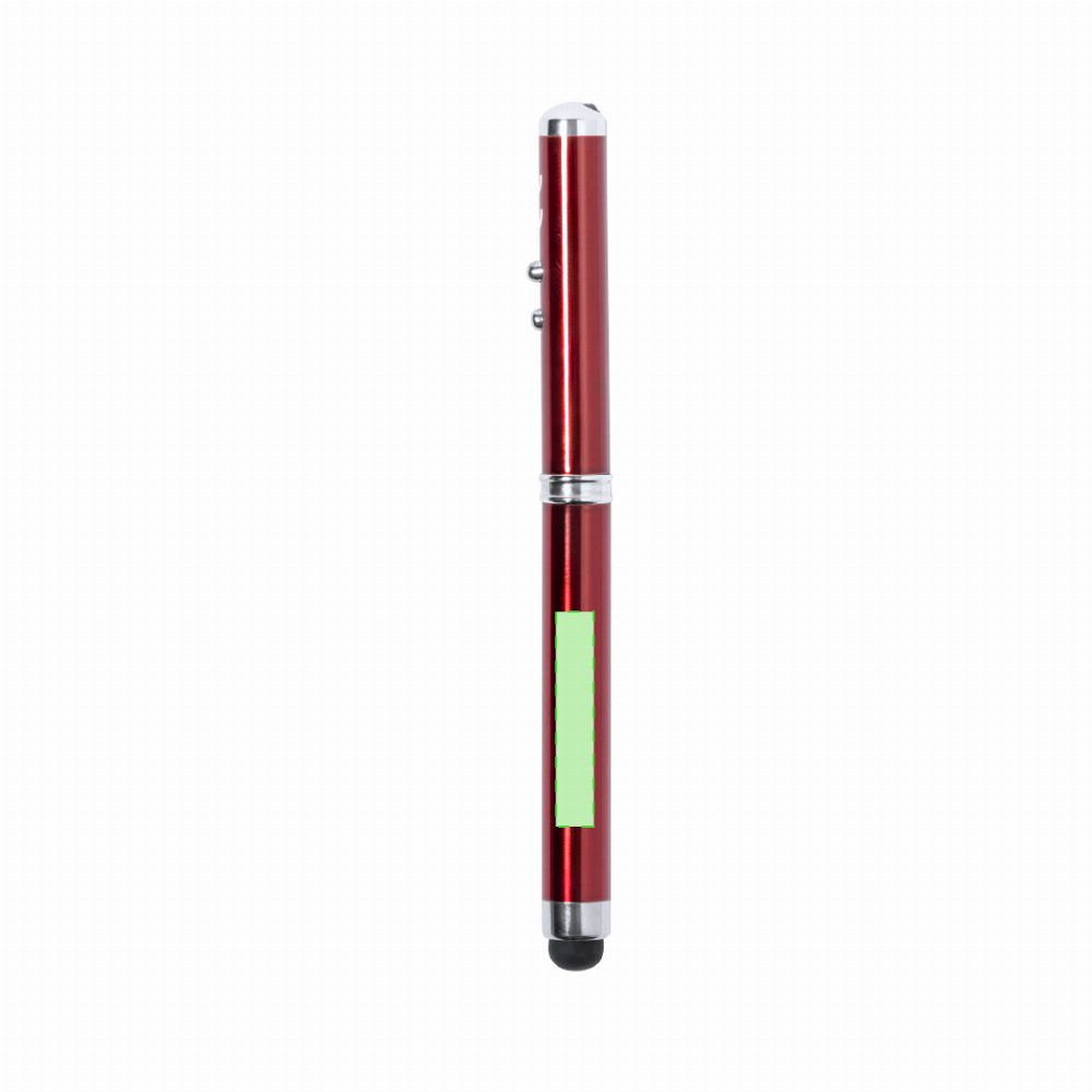 Branding diagram for Ballpoint pens with a metal laser pointer Snarry – Area 5
