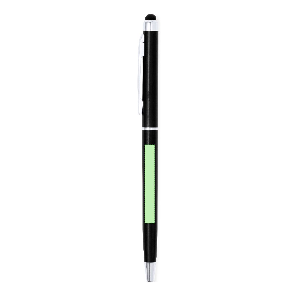 Druckskizze für Touchpen Kugelschreiber aus Aluminium Byzar – Fläche 4