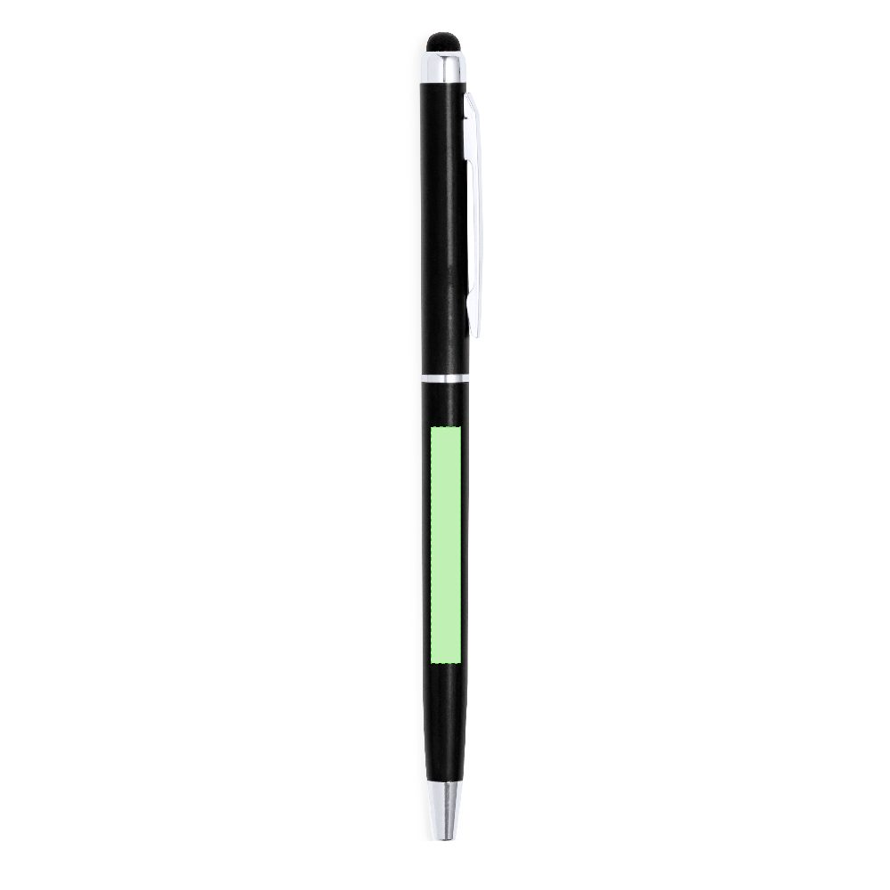 Druckskizze für Touchpen Kugelschreiber aus Aluminium Byzar – Fläche 5