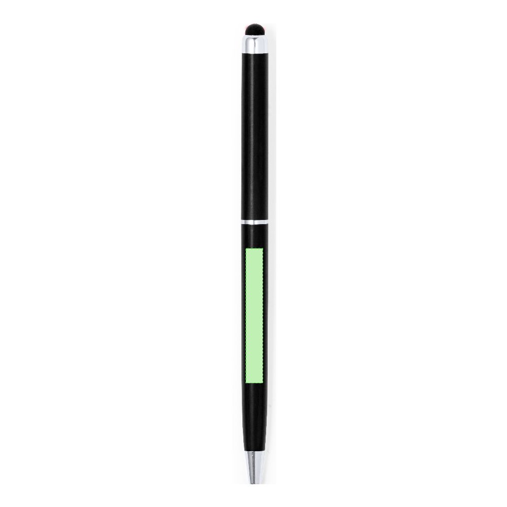 Druckskizze für Touchpen Kugelschreiber aus Aluminium Byzar – Fläche 6