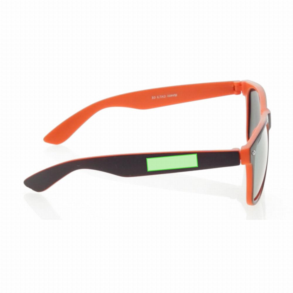Branding diagram for Sunglasses Gredel – On the left pen