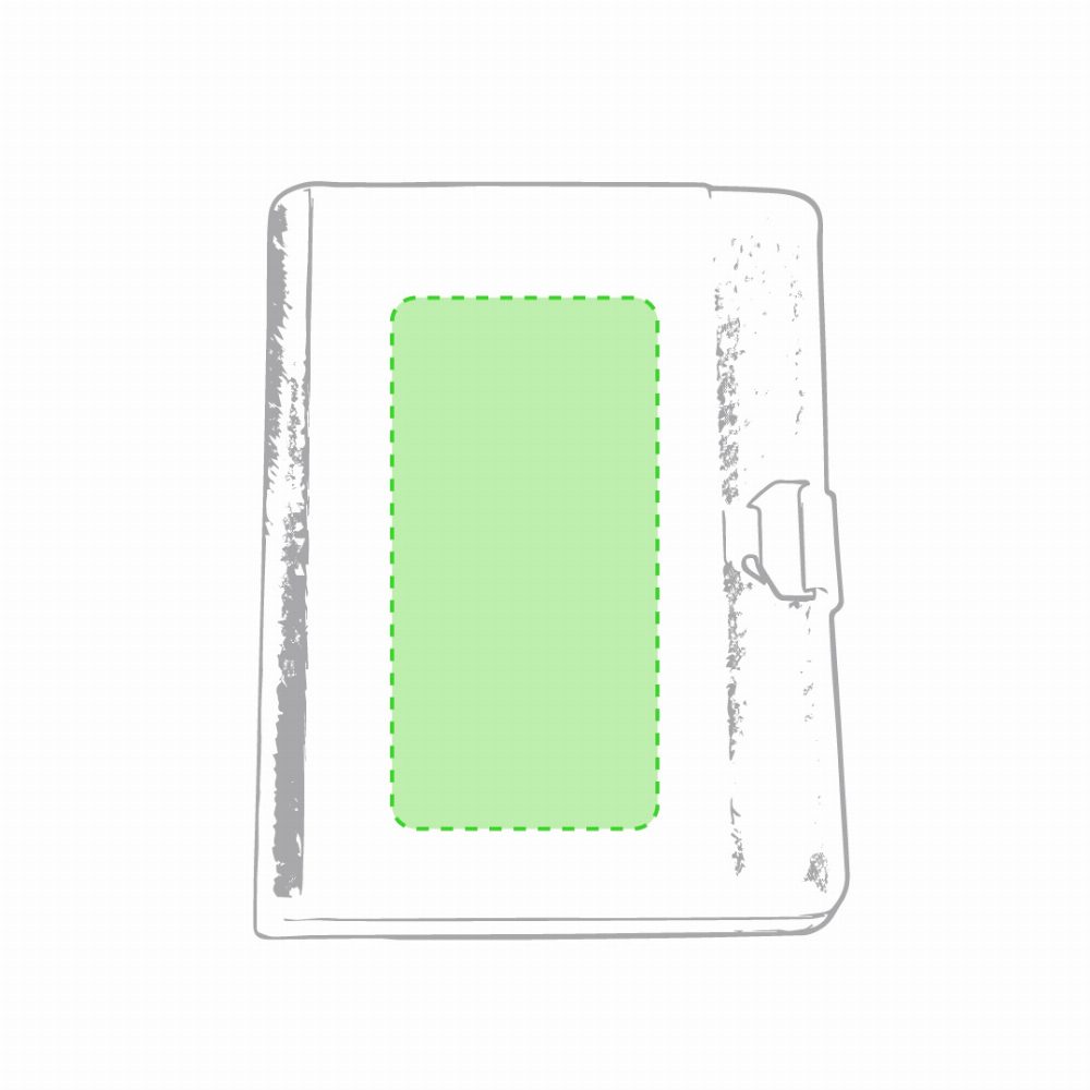 Branding diagram for Artificial leather type folders Bretux – All over the cover