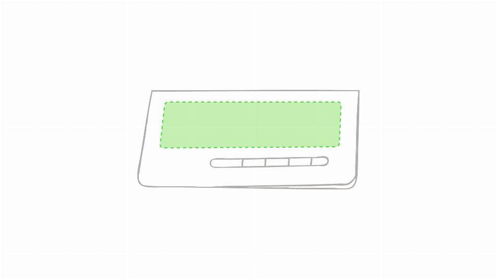 Branding diagram for Notebook Karlen – Front