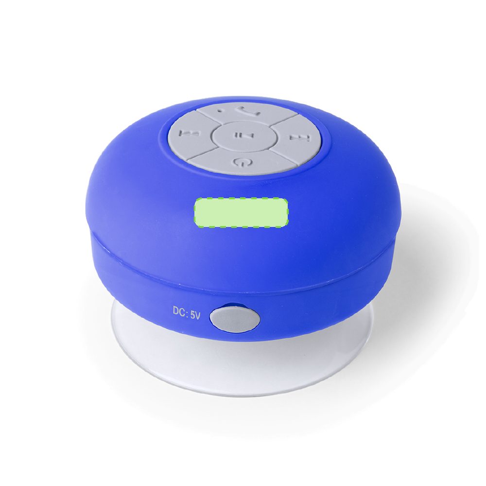 Branding diagram for Bluetooth speaker 3 W Rariax – Top top top