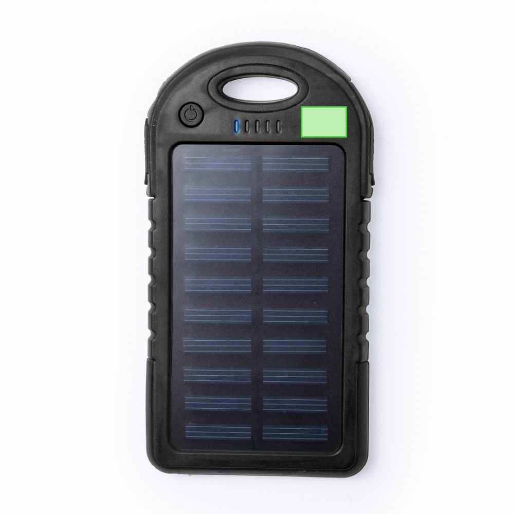 Druckskizze für Solar Powerbank 4.000 mAh Lenard – Neben den top zone LEDS