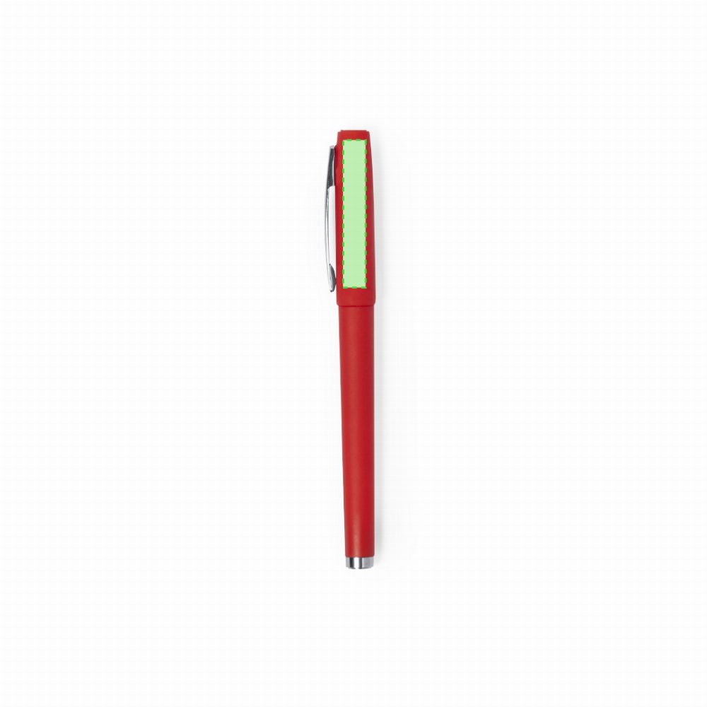 Branding diagram for Notebook set with ballpoint pen Marden – In the pen side clip area