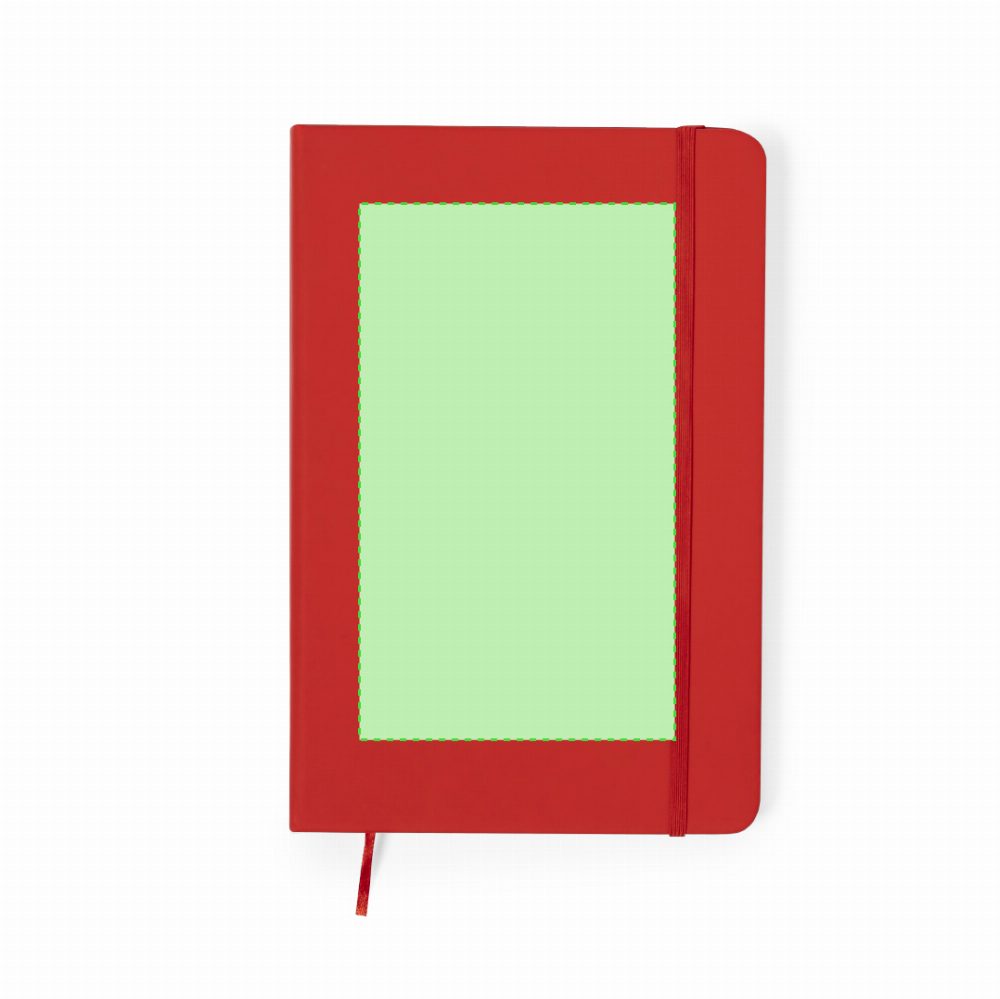 Branding diagram for Notebook set with ballpoint pen Marden – Cover