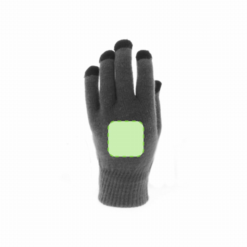 Druckskizze für Touchscreen Handschuhe Tellar – Linker Handschuh