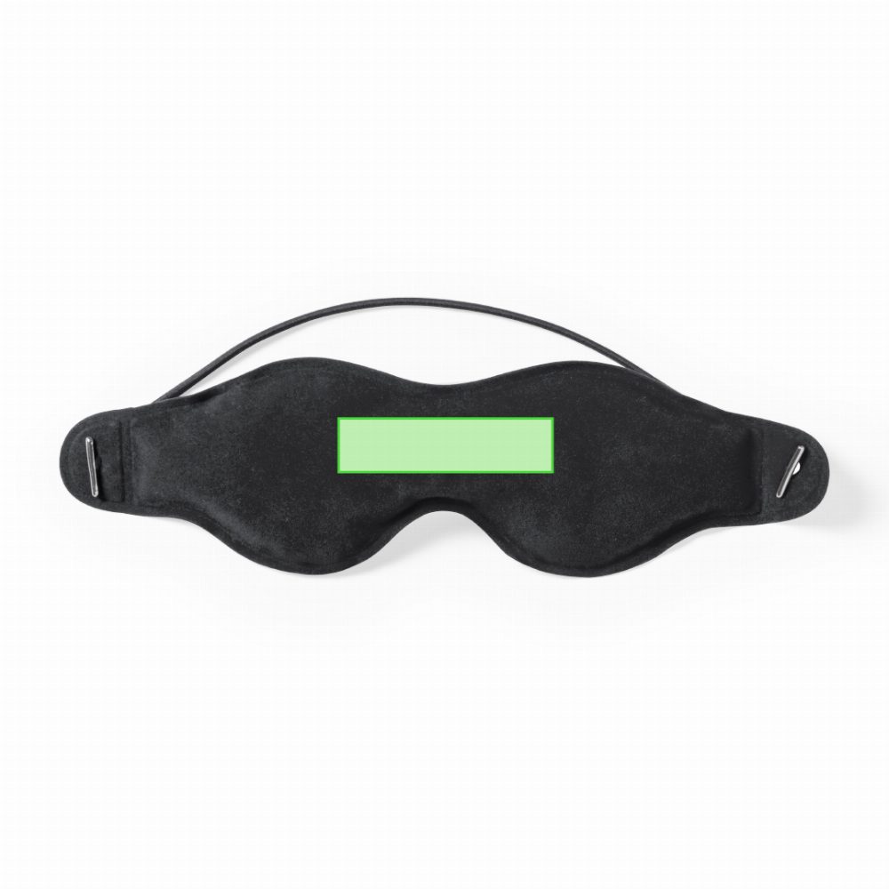 Branding diagram for Cooling eye mask Milora – Concentrates on the main area
