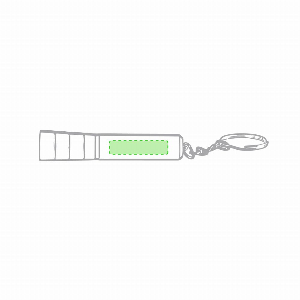 Branding diagram for LED flashlights key tags Flonse – Body