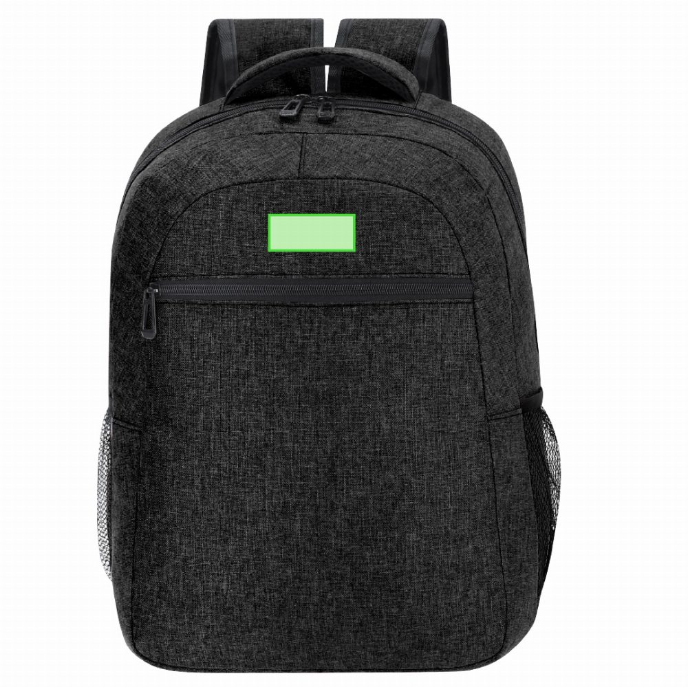 Druckskizze für Laptop Rucksack 15 Zoll Verbel – Über dem Reißverschluss