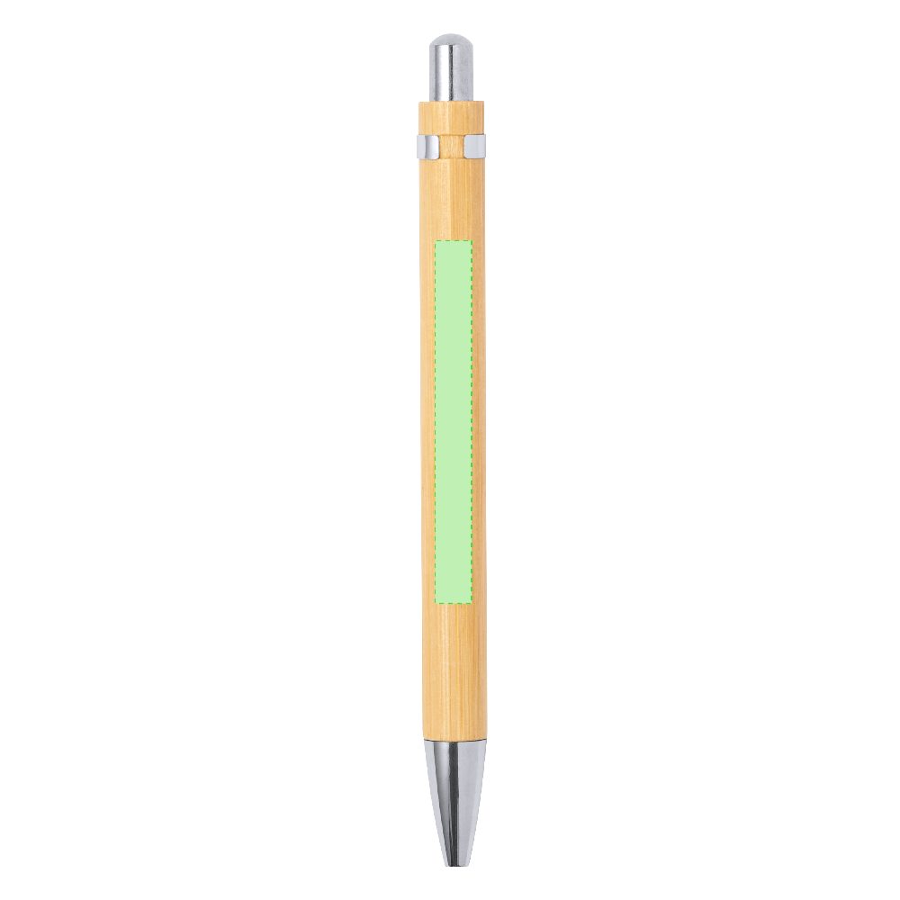 Branding diagram for Writing set with ballpoint pen and pencil Heleon – Area 3