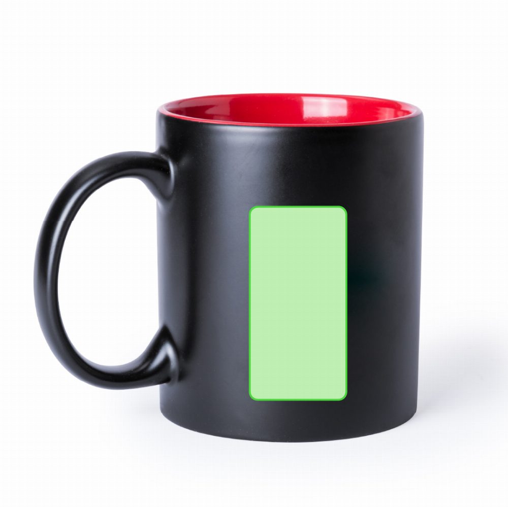 Branding diagram for Ceramic cup 350 ml Bafy – On page B