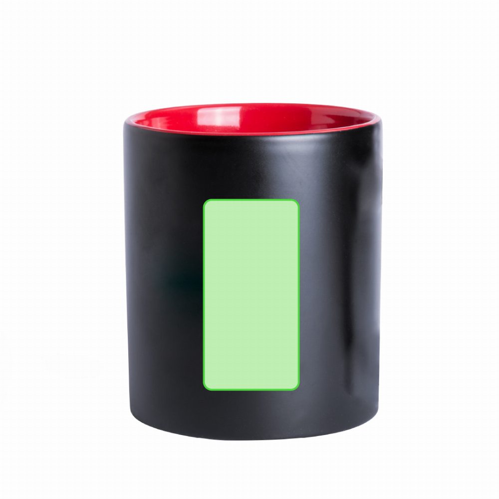 Branding diagram for Ceramic cup 350 ml Bafy – Front