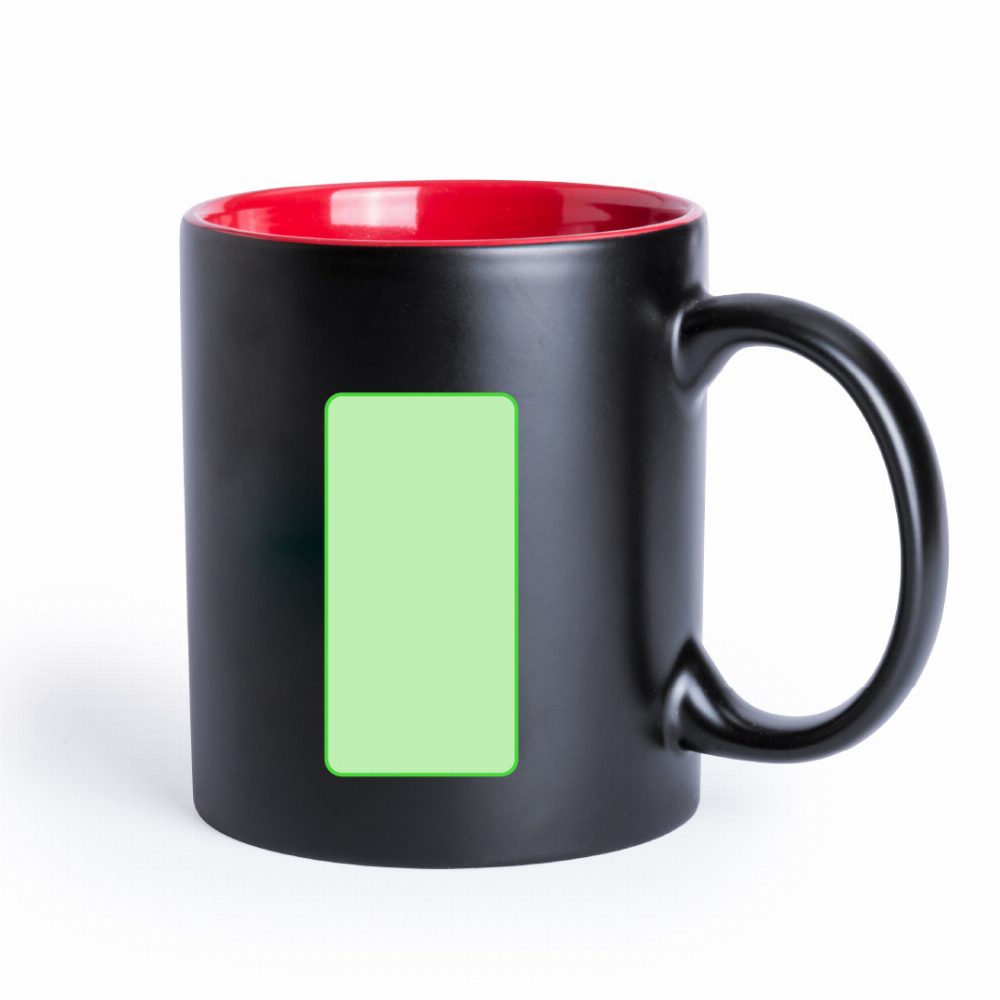 Branding diagram for Ceramic cup 350 ml Bafy – On page A