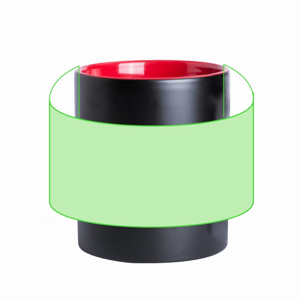 Branding diagram for Ceramic cup 350 ml Bafy – Around the Cup