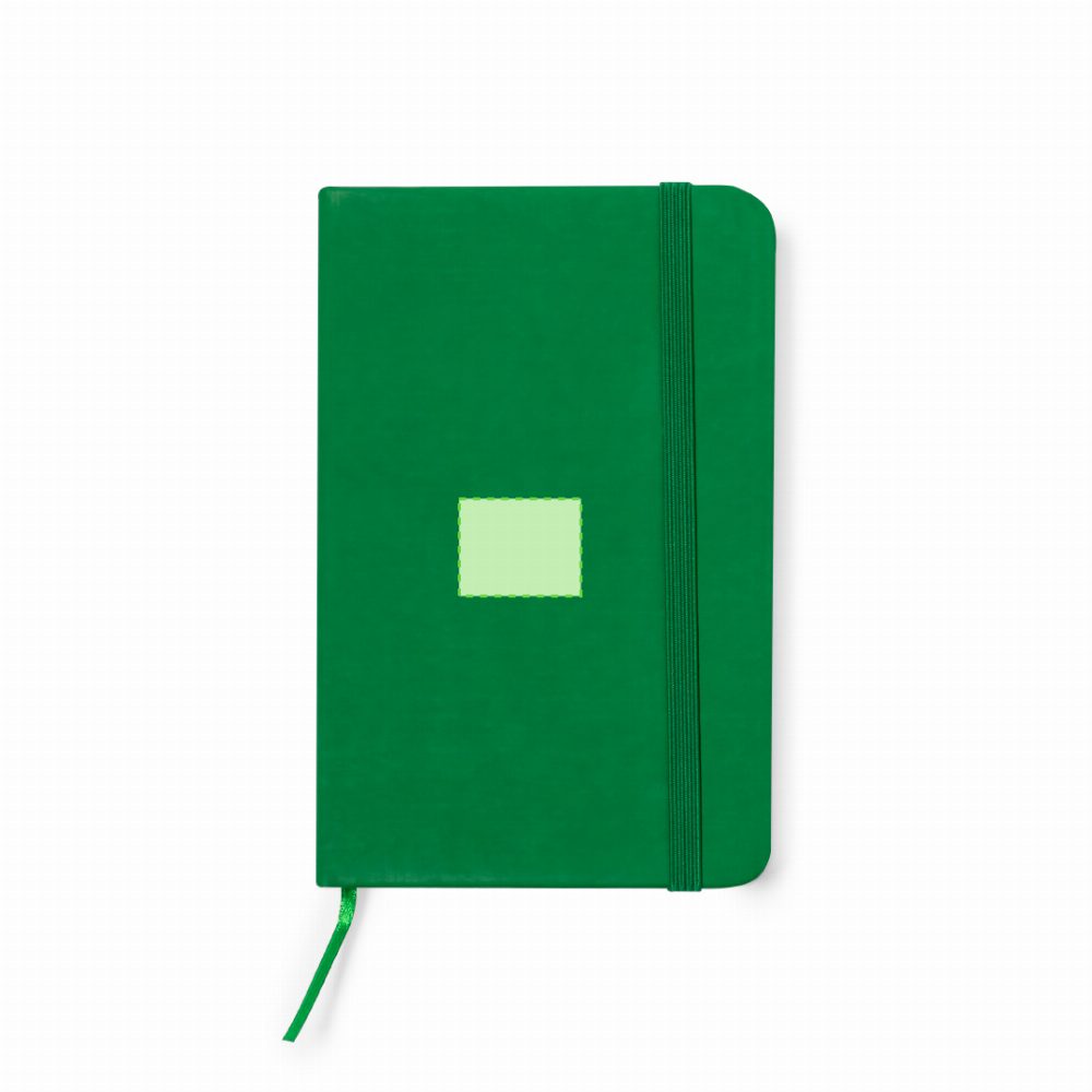 Druckskizze für Notizbuch aus Kunstleder, liniert Kinelin – Fläche 1