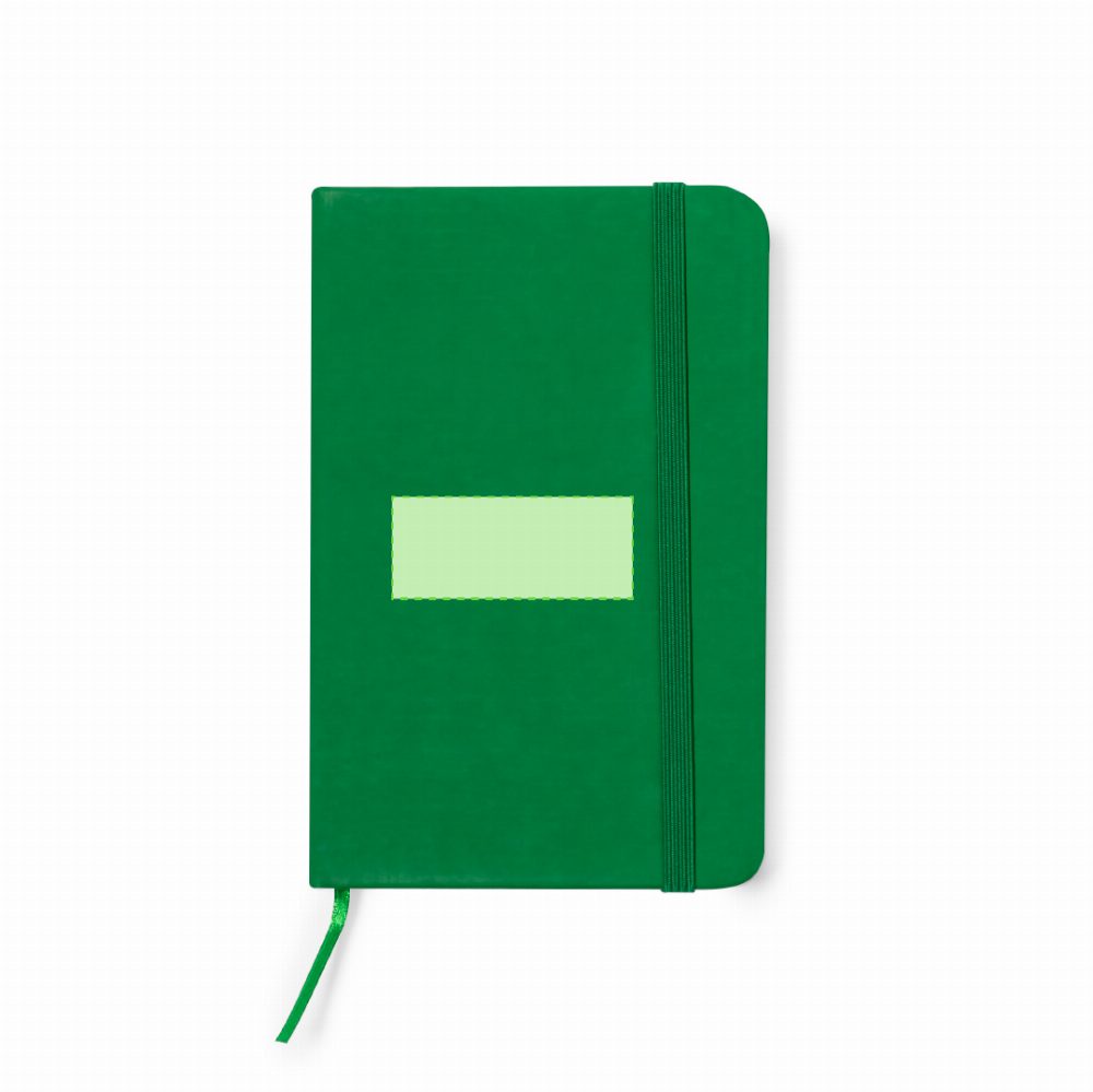 Druckskizze für Notizbuch aus Kunstleder, liniert Kinelin – Fläche 2