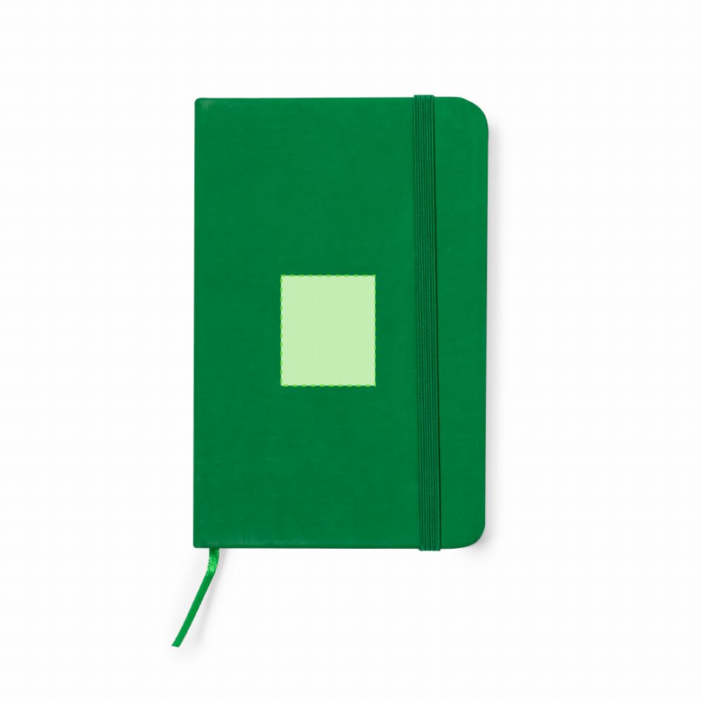 Druckskizze für Notizbuch aus Kunstleder, liniert Kinelin – Fläche 7