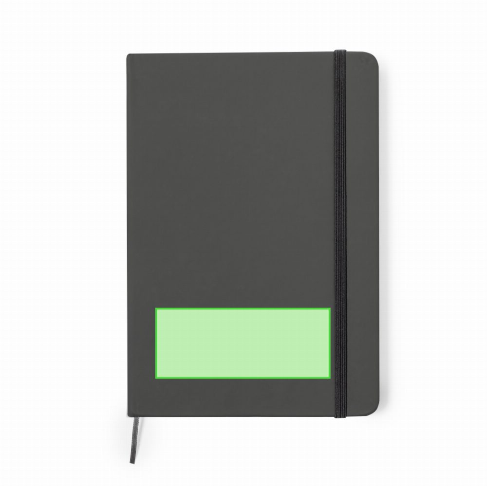 Branding diagram for Artificial leather notebook, A5 Ciluxlin – All over the cover