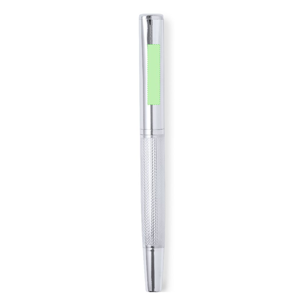 Branding diagram for Writing set with ballpoint pen and ink roller Darius – Area 6