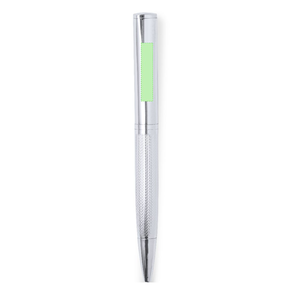 Branding diagram for Writing set with ballpoint pen and ink roller Darius – Area 3