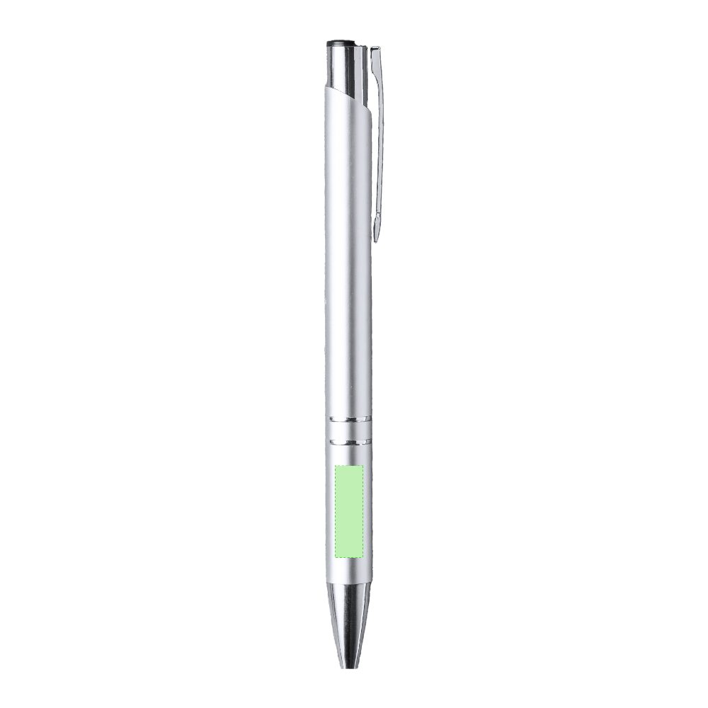 Branding diagram for Aluminium ballpoint pens, with printing mechanism Trocum – Area 6