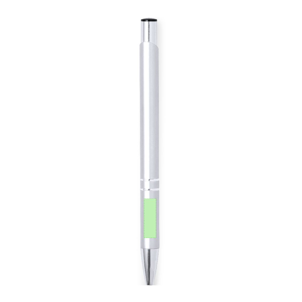 Branding diagram for Aluminium ballpoint pens, with printing mechanism Trocum – Area 7