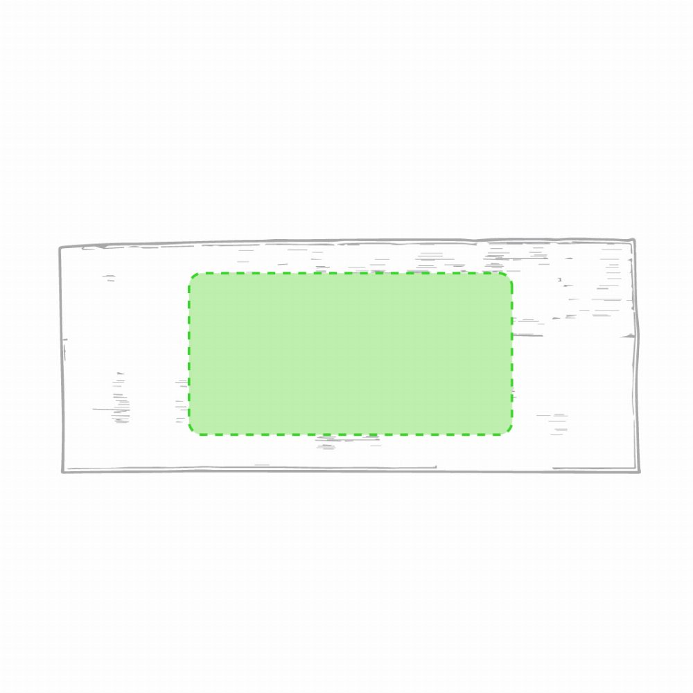 Branding diagram for Beach mat Reiven – Central marking surface