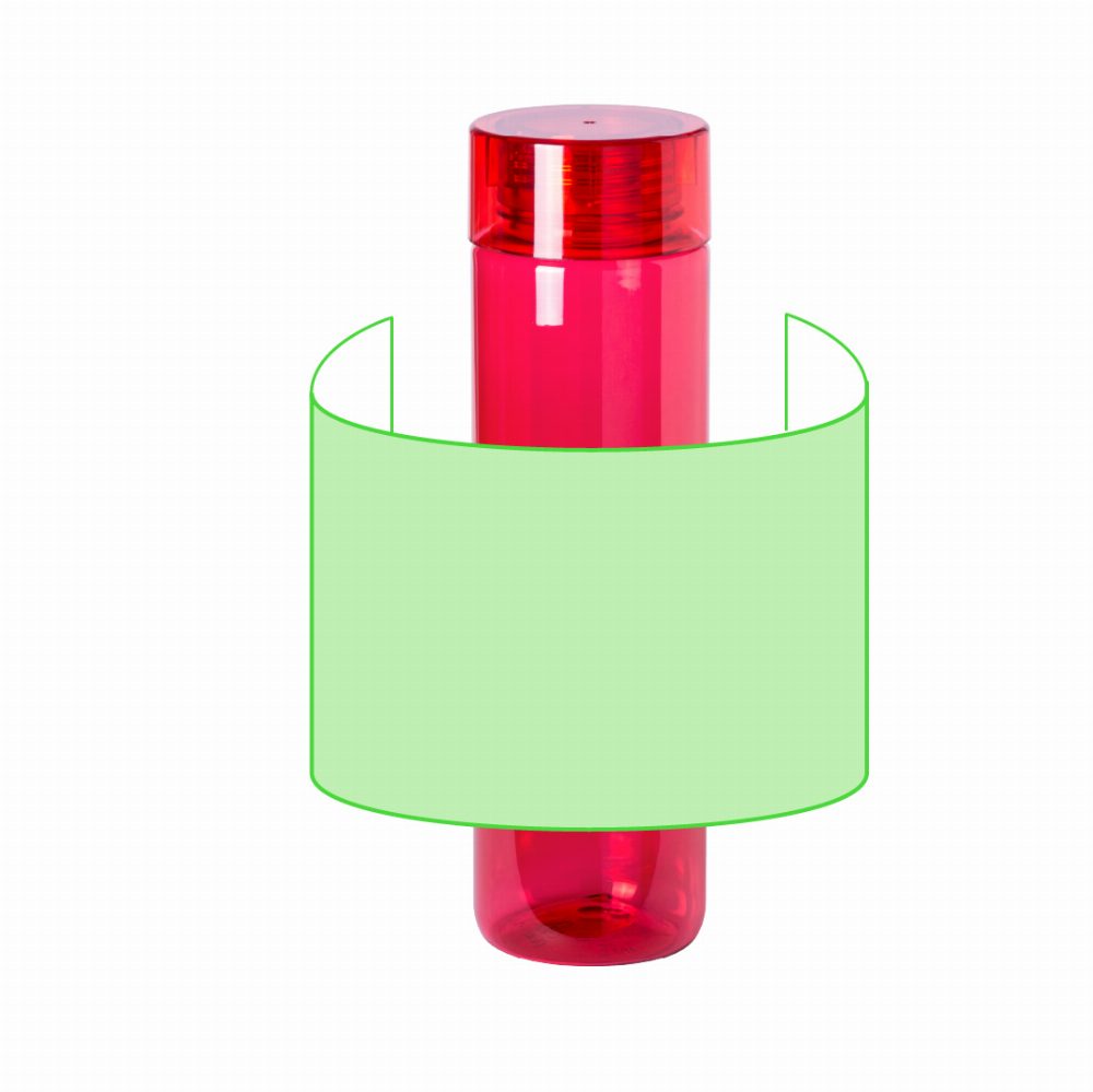 Branding diagram for Drinking bottle of tritane, 780 ml Lobrok – Around the body