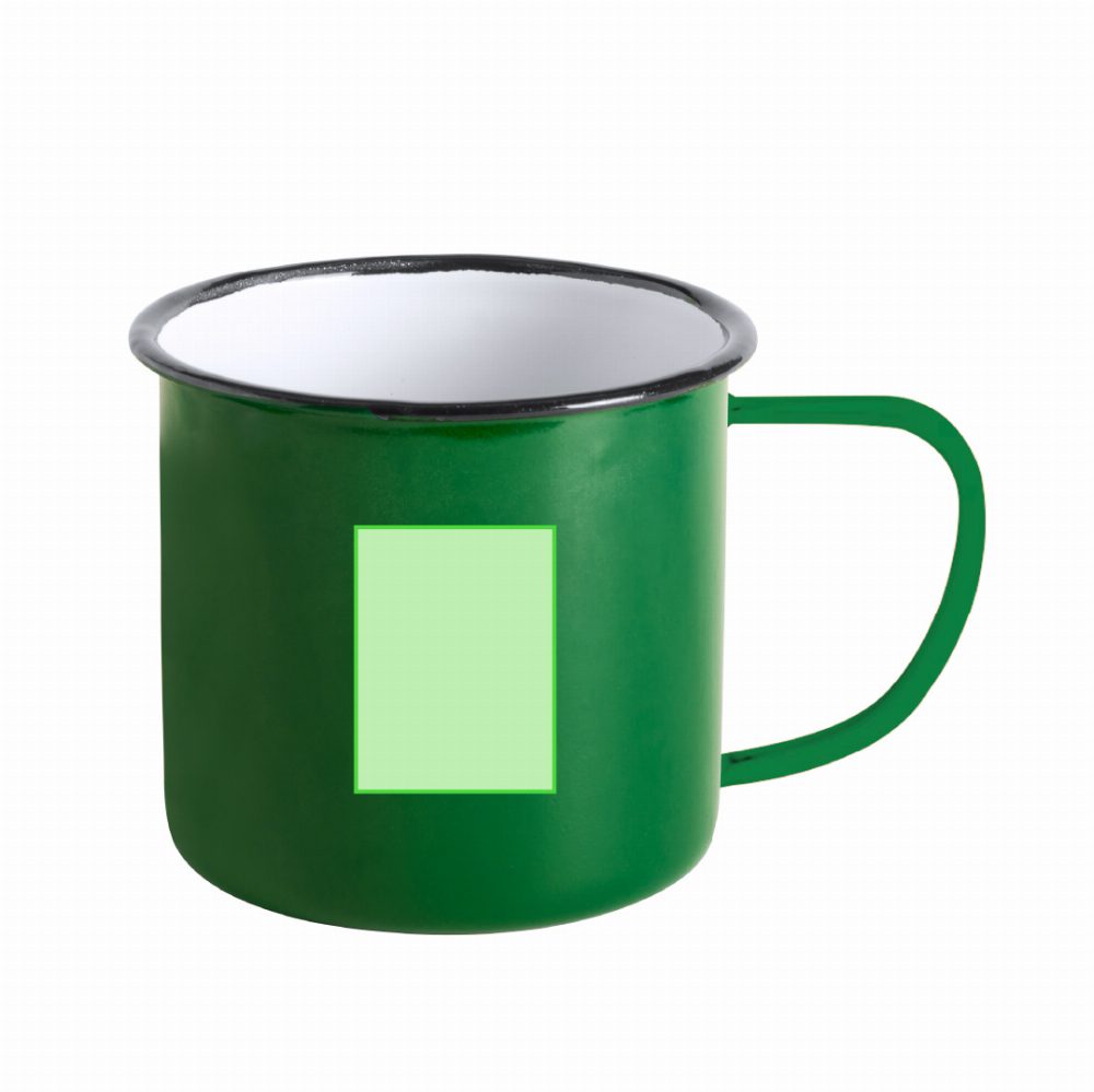 Branding diagram for cup of metal, 380 ml Wilem – Area 4