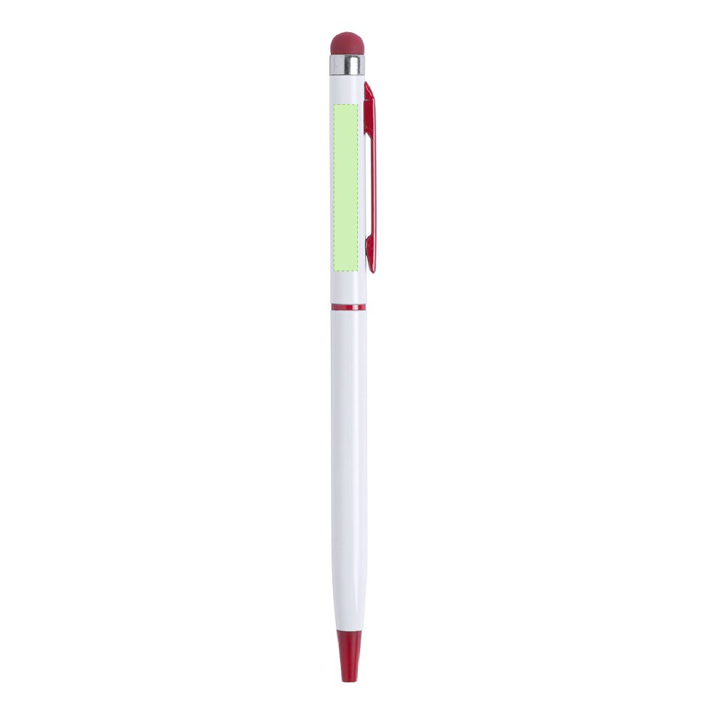Druckskizze für Touchpen Kugelschreiber aus Aluminium Duser – Fläche 2