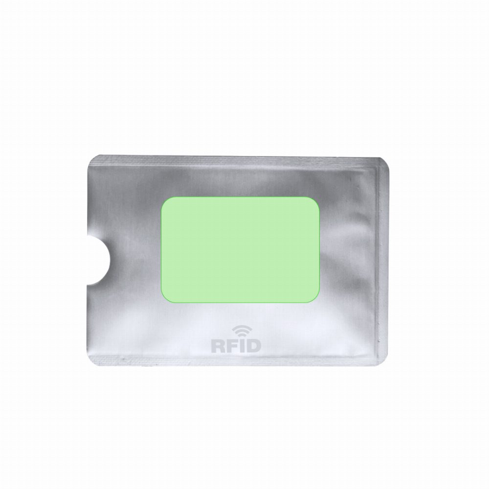 Branding diagram for Aluminium card cases Becam – Concentrated on one side