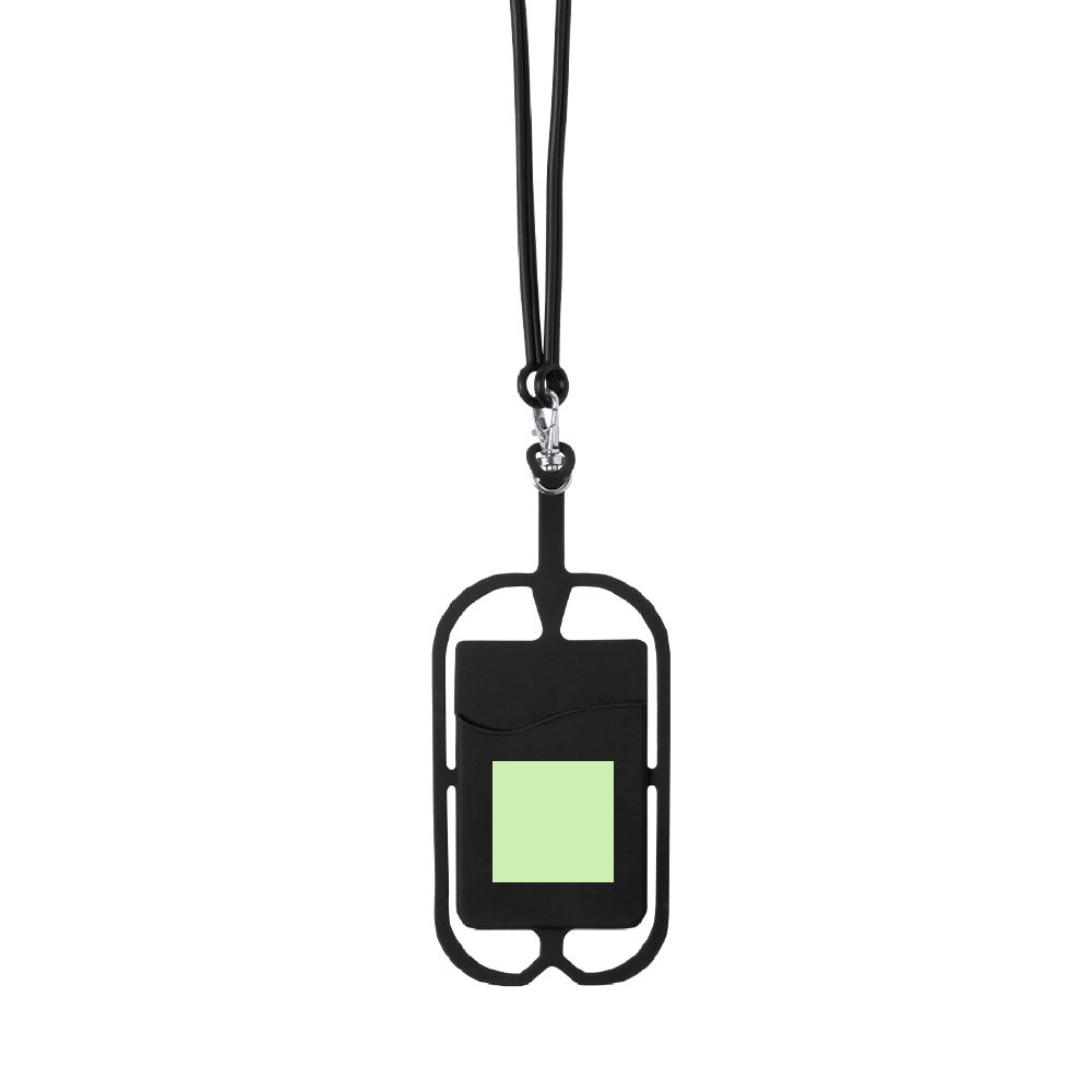 Branding diagram for Lanyard key tape of silicone Veltux – In the Square Part