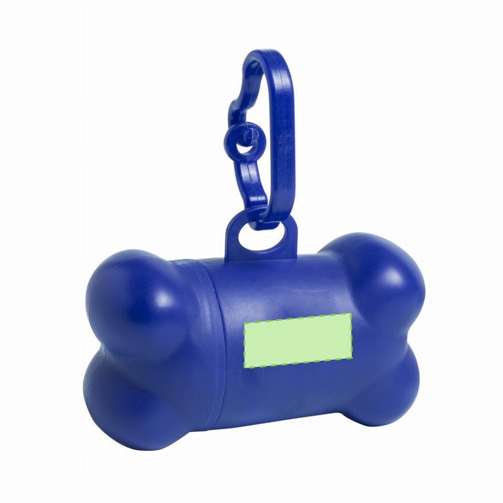Branding diagram for Dog pouch dispenser Rucin – Rearwards
