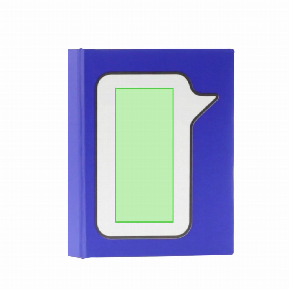 Branding diagram for Recycled cardboard notebook Dosan – Cover