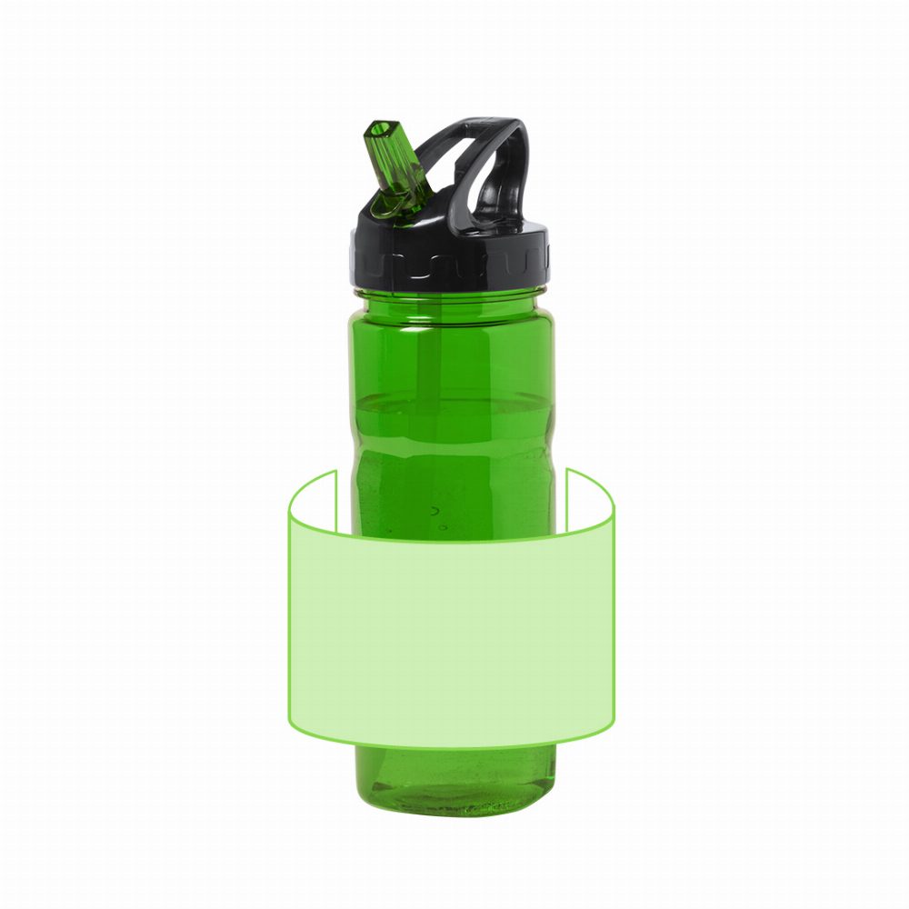 Branding diagram for Drinking bottle of tritane, 650 ml Vandix – Front, central