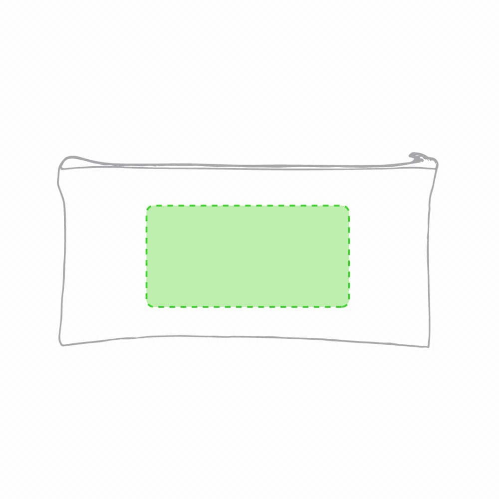 Branding diagram for Colour-in non-woven pencil case with colouring pens Skinga – Rearwards