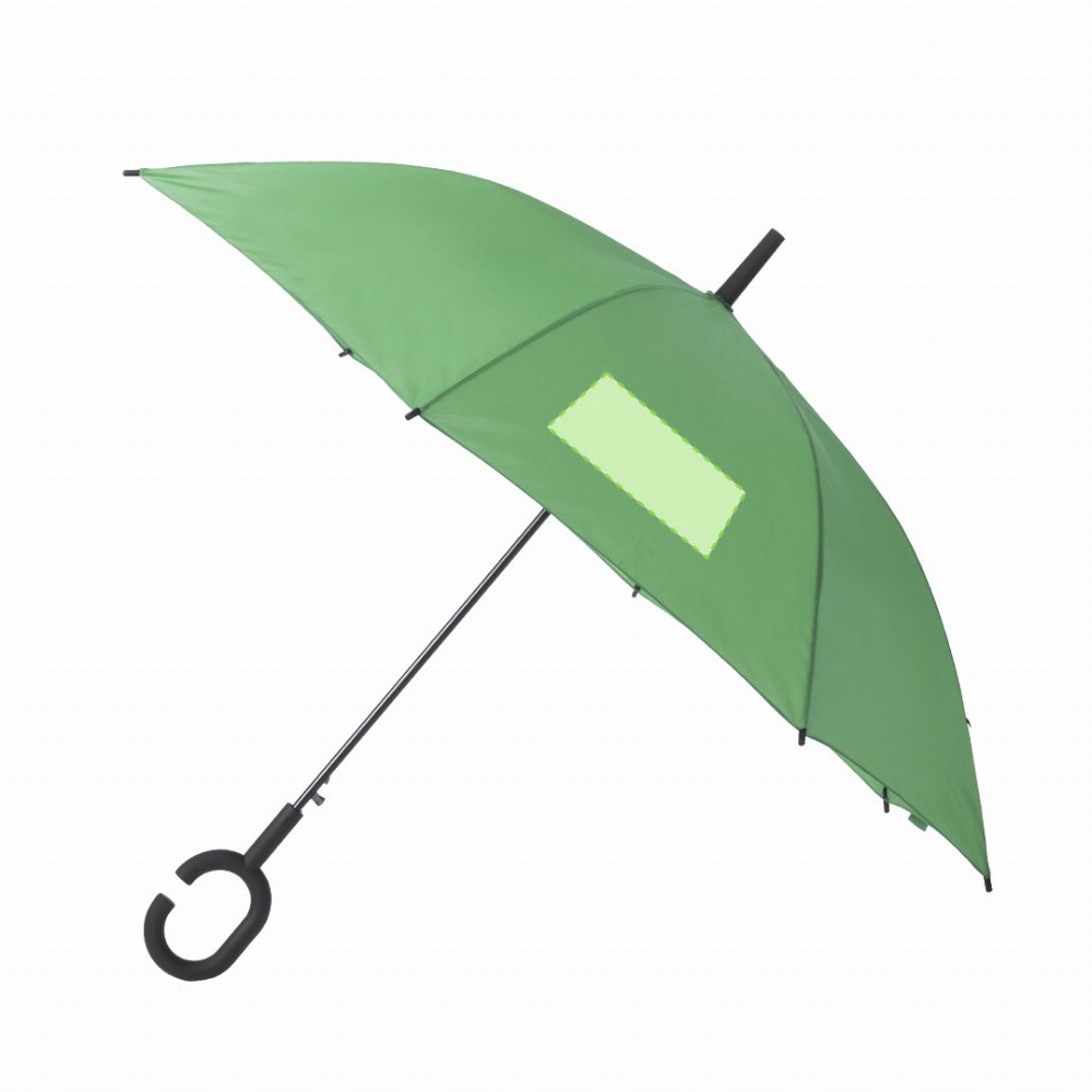 Branding diagram for Umbrella with fiberglass ribs, automatic Halrum – In a panel