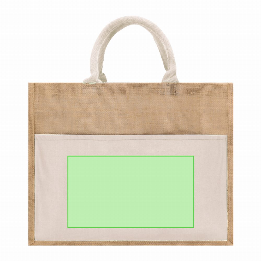 Druckskizze für Einkaufstasche aus Jute Cekon – Fläche 1