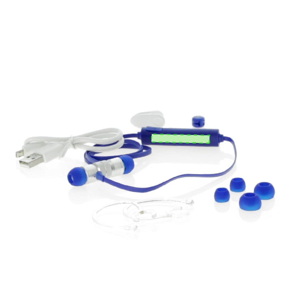 Branding diagram for Bluetooth in Ear Headphones Voltar – Body