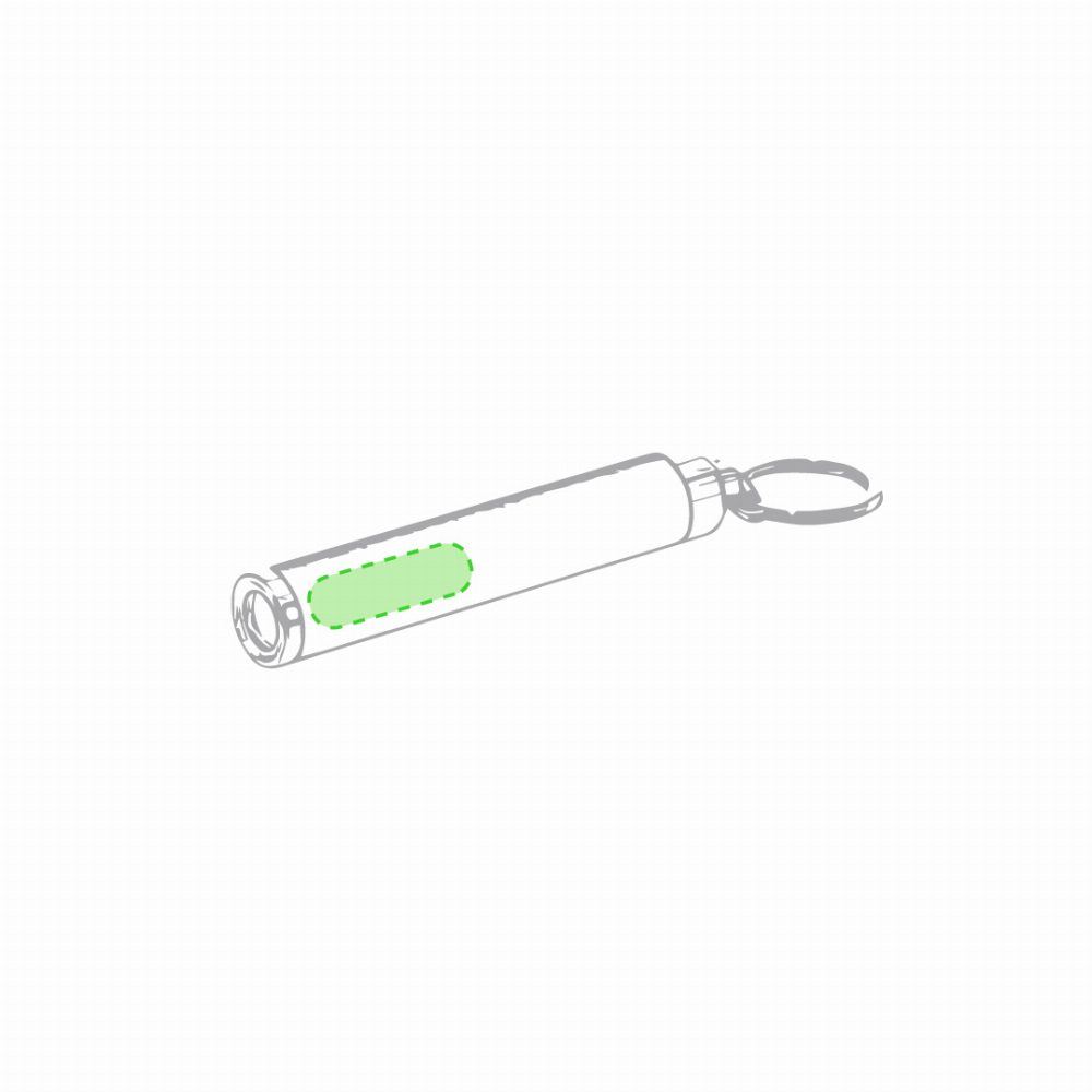 Branding diagram for LED flashlight Bimox – In the body of the flashlight