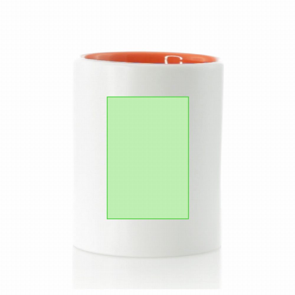 Druckskizze für Keramiktasse 350 ml Kulmer – mittige Markierungsfläche